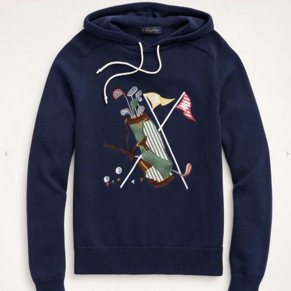 Brooks Brothers Other - Brooks Brothers Embroidered Golf Hoodie (Supima Cotton)
